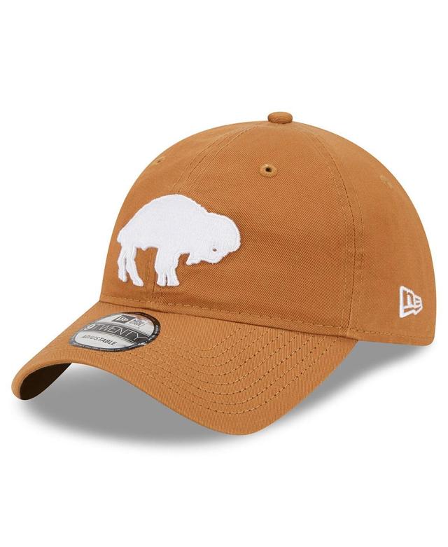 Mens New Era Brown Buffalo Bills Throwback Main Core Classic 2.0 9TWENTY Adjustable Hat Product Image