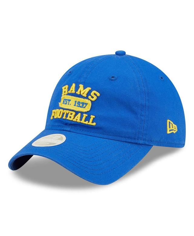 Womens New Era Royal Los Angeles Rams Formed 9TWENTY Adjustable Hat Product Image