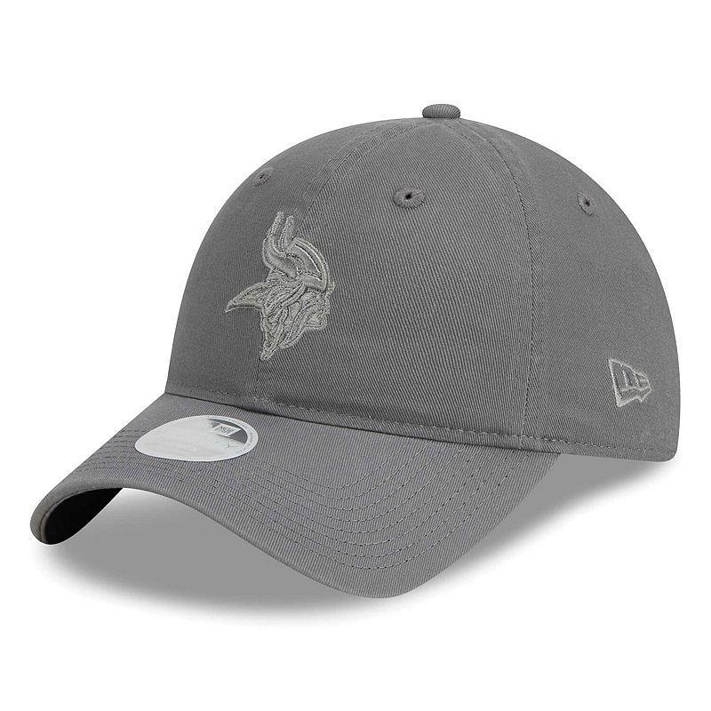 Womens New Era Gray Minnesota Vikings Color Pack 9TWENTY Adjustable Hat Product Image