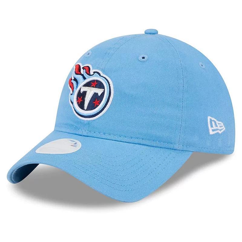 Womens New Era Blue Tennessee Titans Main Core Classic 2.0 9TWENTY Adjustable Hat Product Image