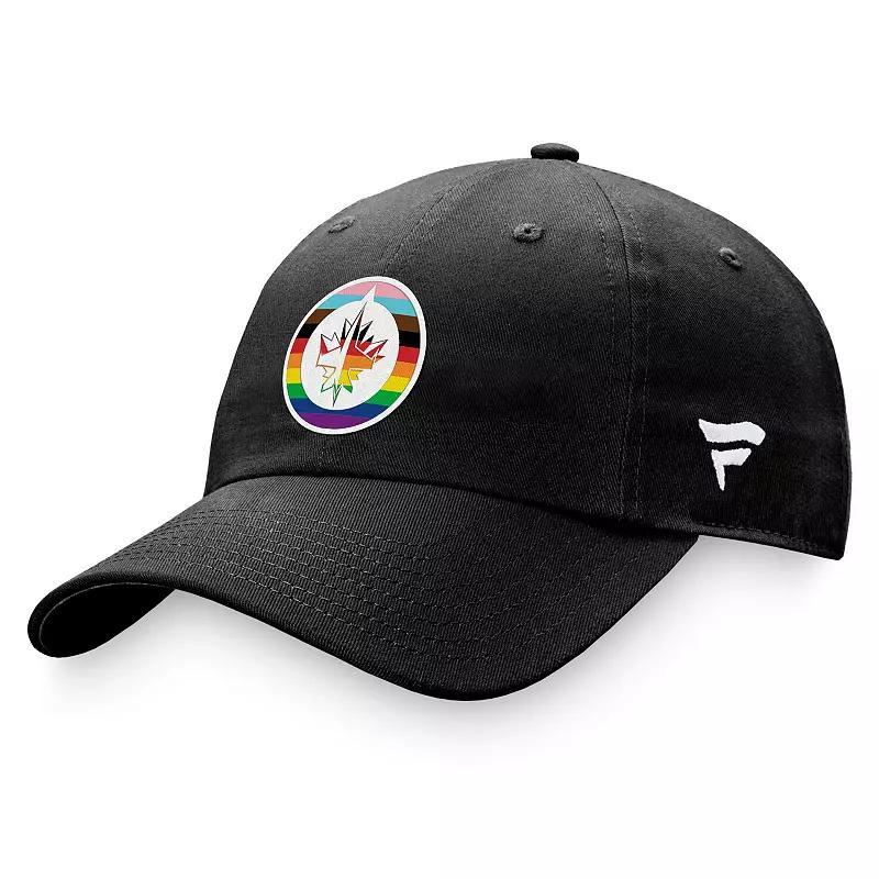 Mens Fanatics Branded Chicago hawks Team Logo Pride Adjustable Hat Product Image