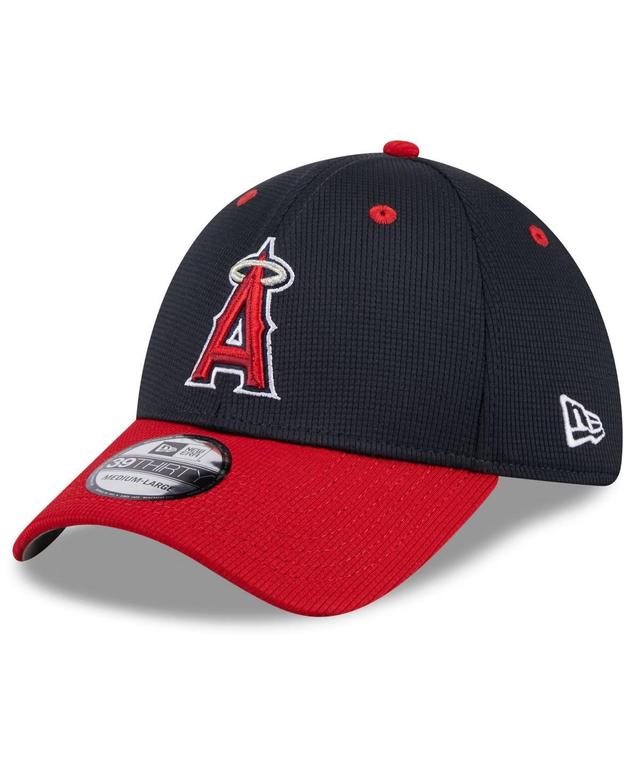 Mens New Era Los Angeles Angels 2024 Batting Practice 39THIRTY Flex Hat Blue Product Image