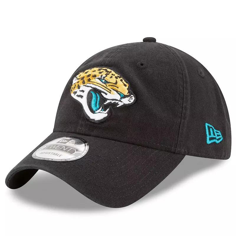 Mens Black Jacksonville Jaguars Core Classic 9Twenty Adjustable Hat Product Image