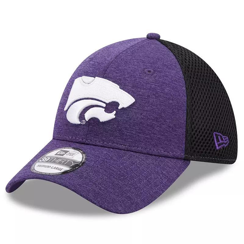 Mens New Era Purple Kansas State Wildcats Shadowed Neo 39THIRTY Flex Hat Product Image