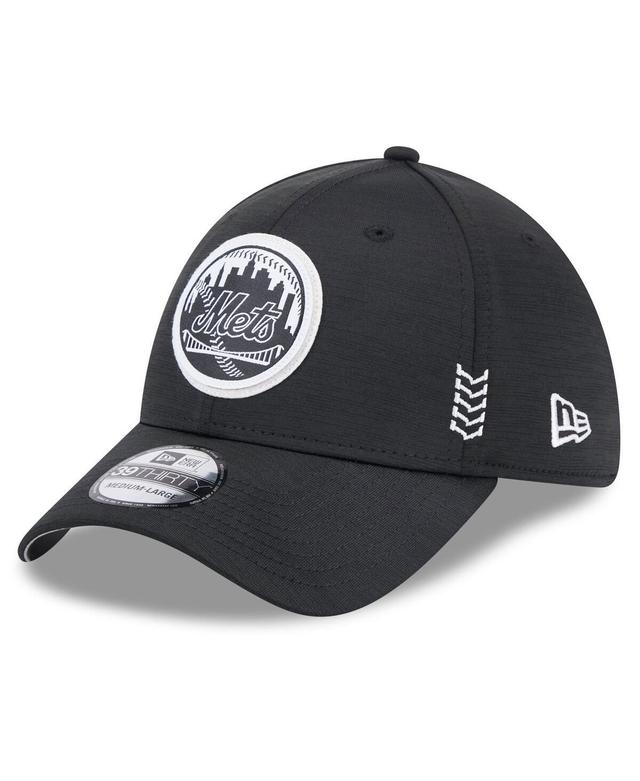 Mens New Era Black San Francisco Giants 2023 Clubhouse 39THIRTY Flex Hat Product Image