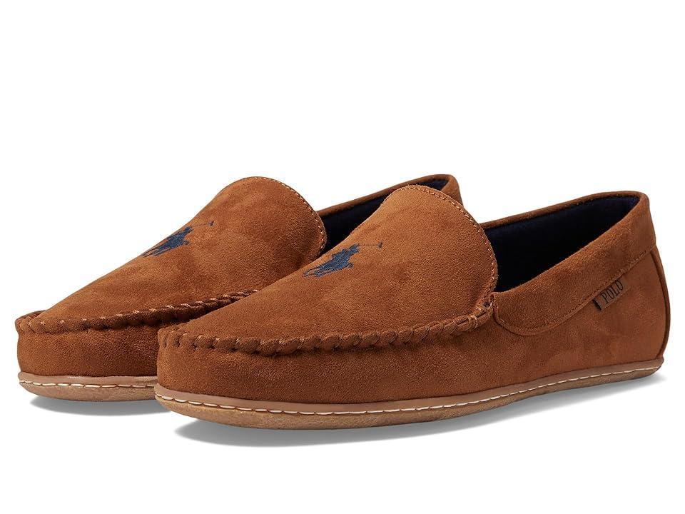 Polo Ralph Lauren Snuff Micro w/Navy Pony Player (Snuff) Men's Slippers Product Image