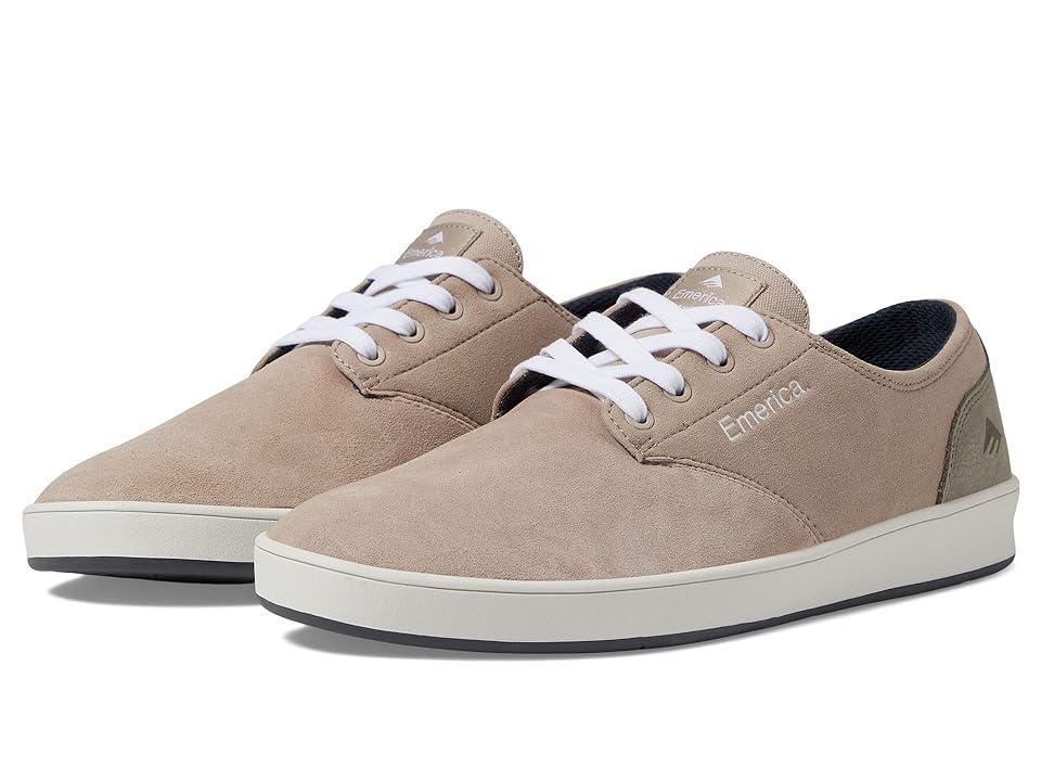 Emerica The Romero Laced (Beige/Grey/White) Men's Skate Shoes Product Image