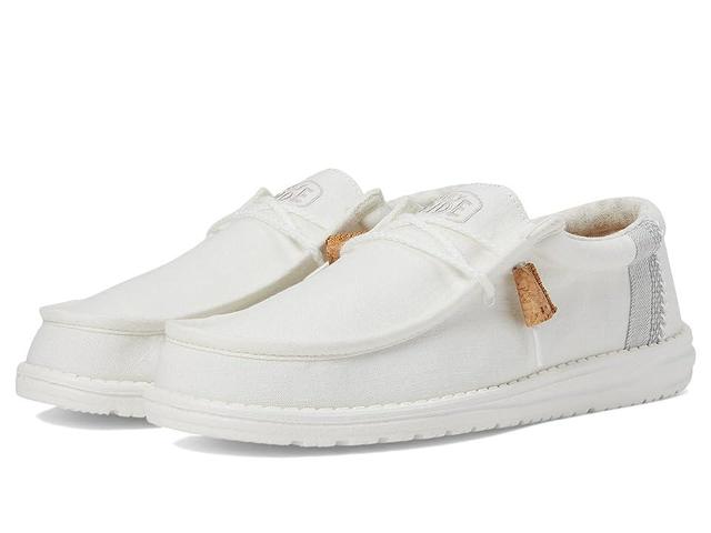 Hey Dude Wally Linen Natural Shoes Product Image