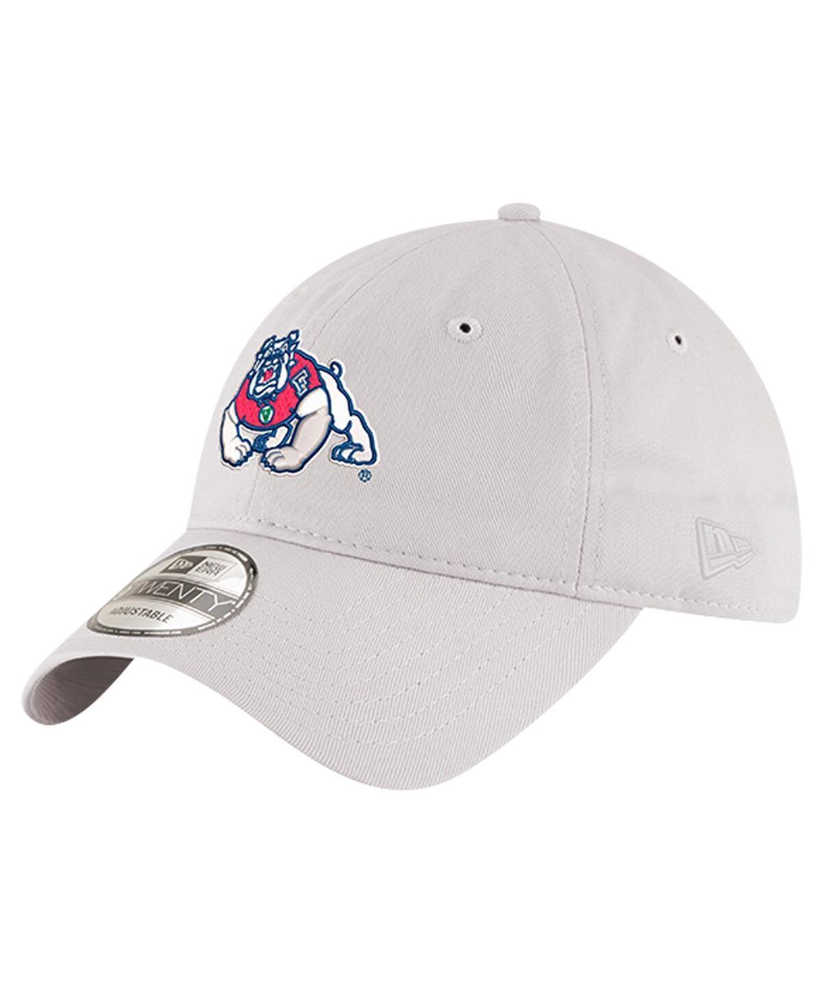 Mens New Era Stone Fresno State Bulldogs Four Paw Dog 9TWENTY Adjustable Hat Product Image