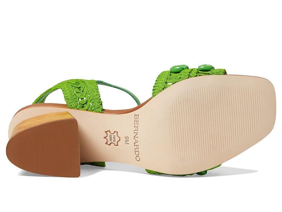 Bernardo Belize (Lime Twist Crochet) Women's Sandals Product Image