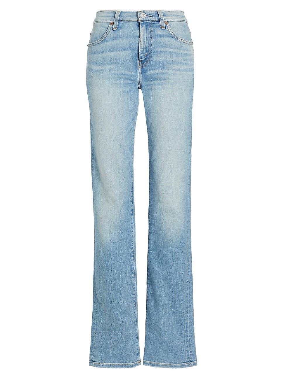 Womens Super Slim Stretch Straight-Leg Jeans product image