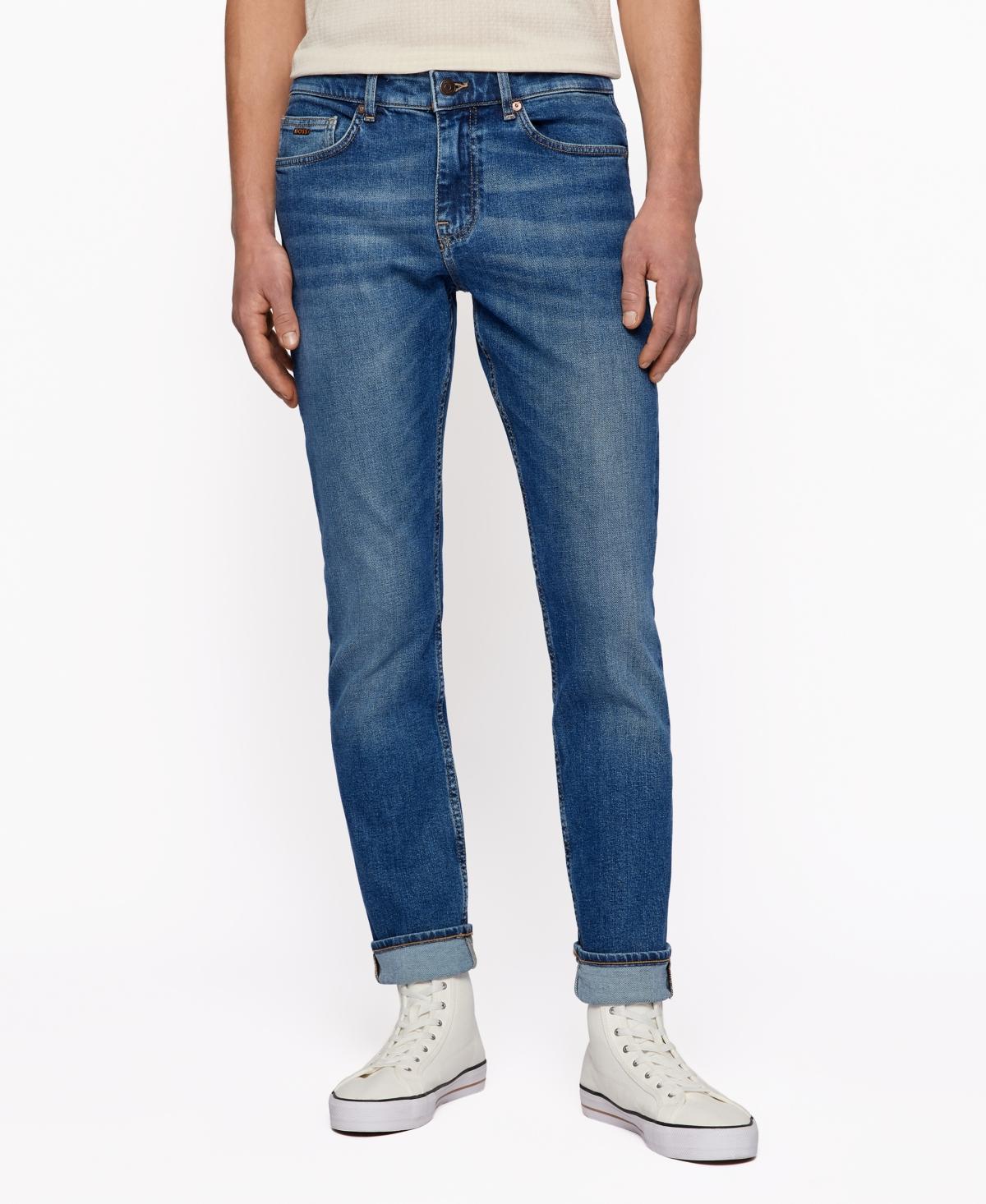 Hugo Boss BOSS Slim Fit Delaware Stretch Denim Jeans Product Image