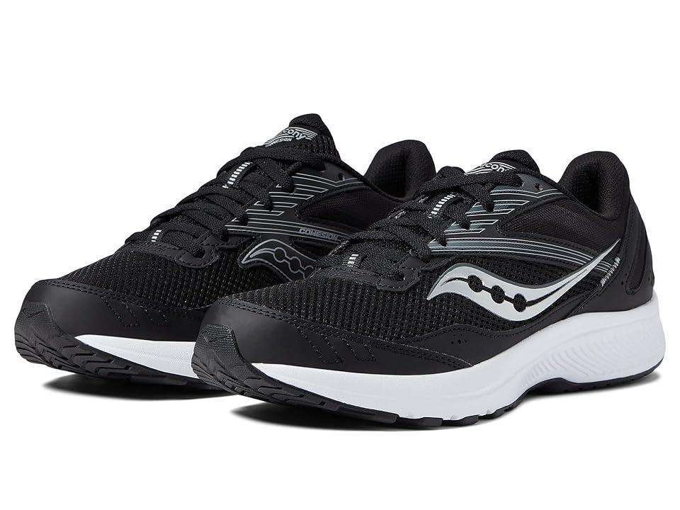 Saucony Cohesion 15 (Black/White) Men's Shoes Product Image