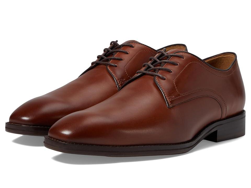 Johnston & Murphy Sullivan Plain Toe Italian Calfskin) Men's Lace Up Wing Tip Shoes Product Image