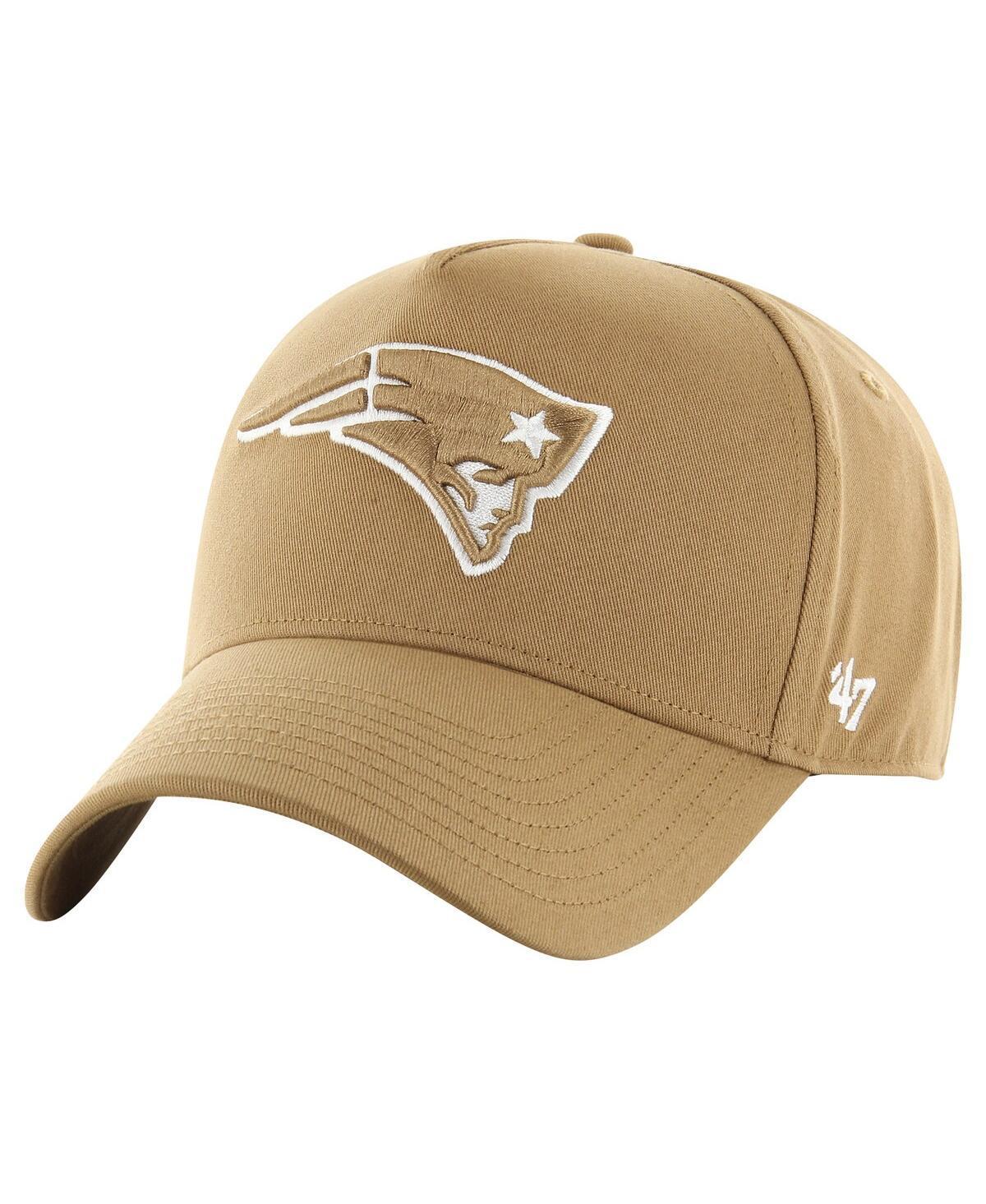 Mens 47 Tan New England Patriots Ballpark MVP Adjustable Hat Product Image