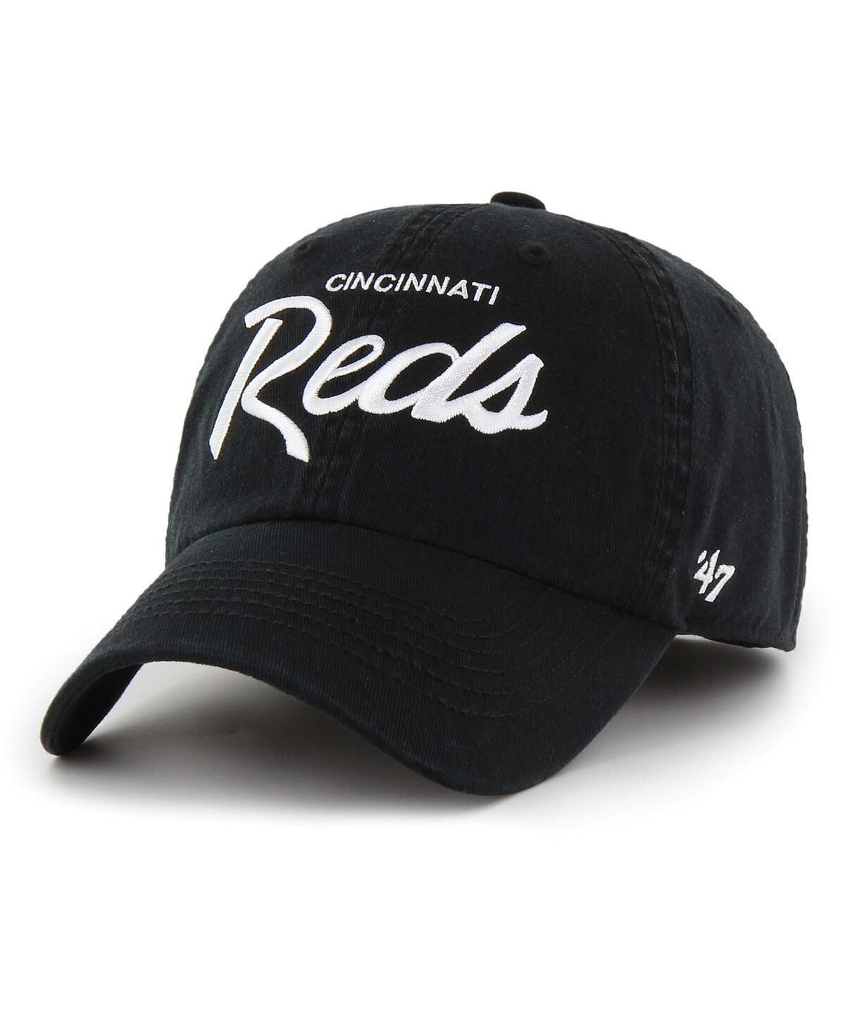 Mens 47 Black Cincinnati Reds Crosstown Classic Franchise Fitted Hat Product Image