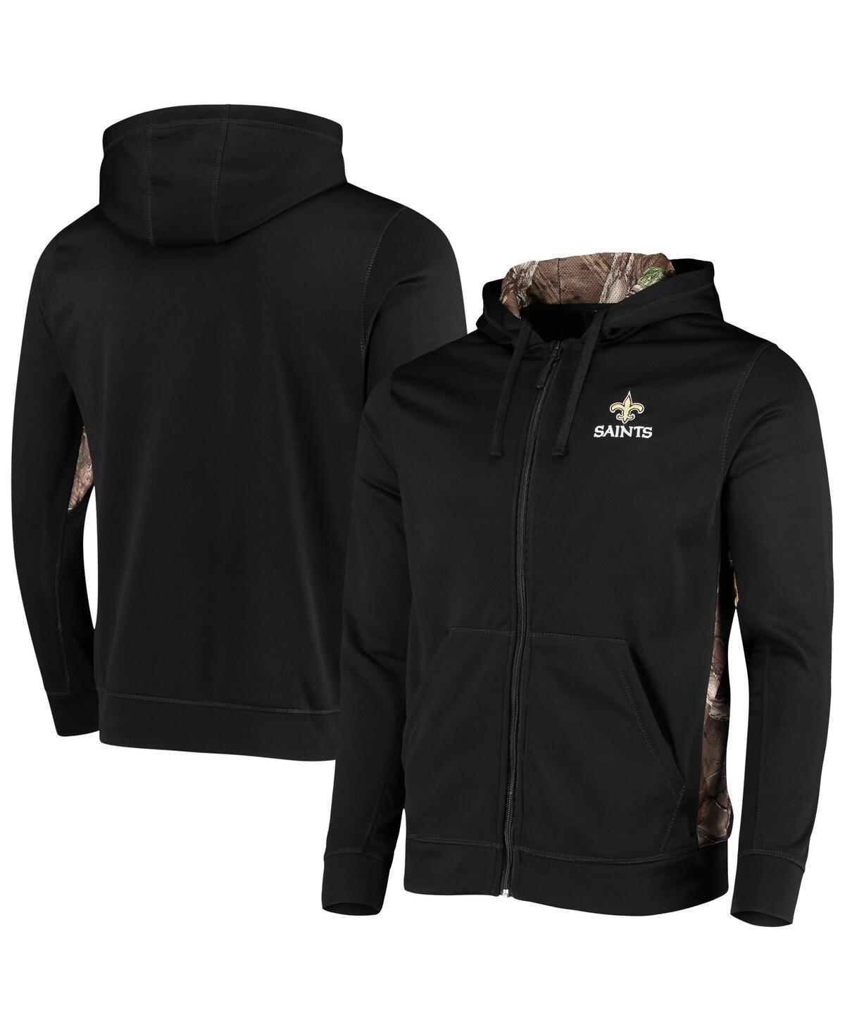 Mens Dunbrooke Black New Orleans Saints Decoy Tech Fleece Full-Zip Hoodie - Black Product Image