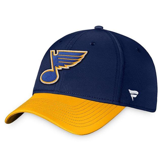 Mens Fanatics Branded St. Louis Blues Core Primary Logo Flex Hat Product Image