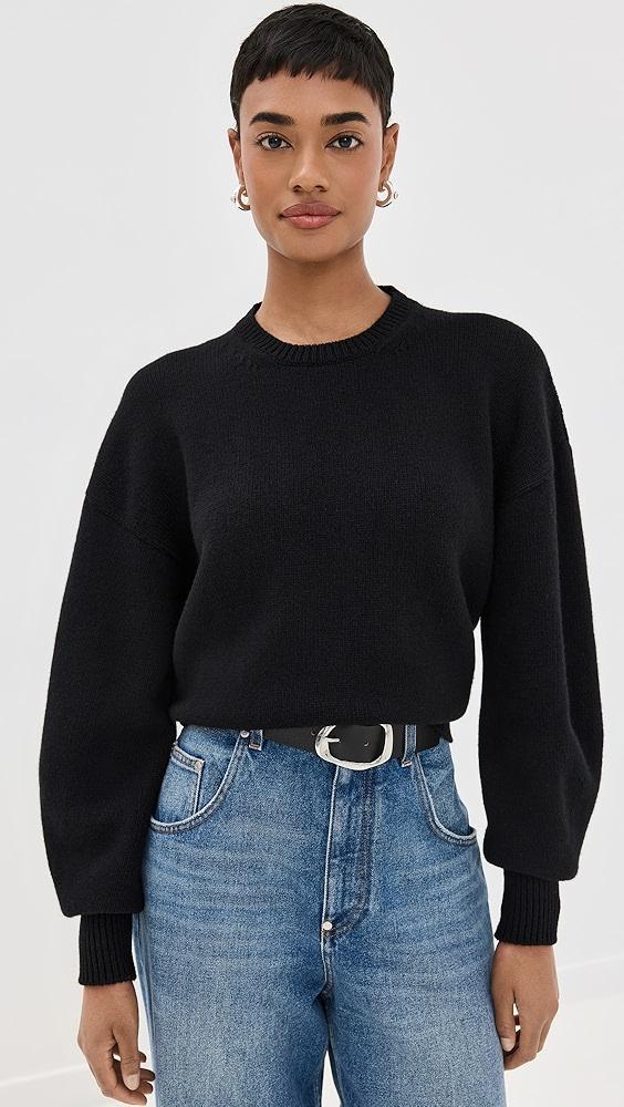 Another Tomorrow Cashmere Knit Sweatshirt | Shopbop Product Image