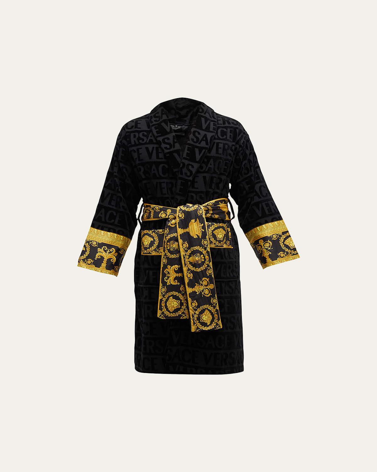 Mens Logo Baroque Bathrobe Product Image