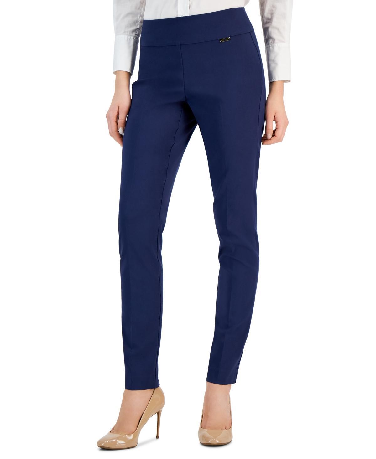 Mid-Rise Petite Tummy-Control Skinny Pants, Petite & Petite Short, Created for Macy's Product Image