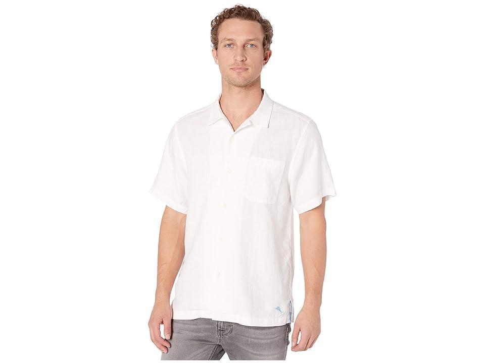 Mens Sea Glass Linen Shirt Product Image