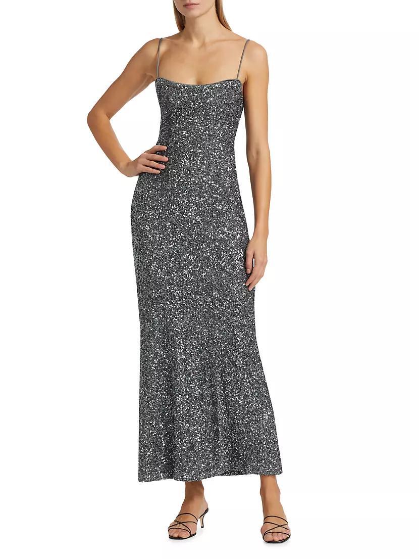 Beau Sequin Maxi Dress Product Image