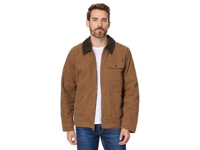 Mens Levis Trucker Jacket with Corduroy Collar Product Image