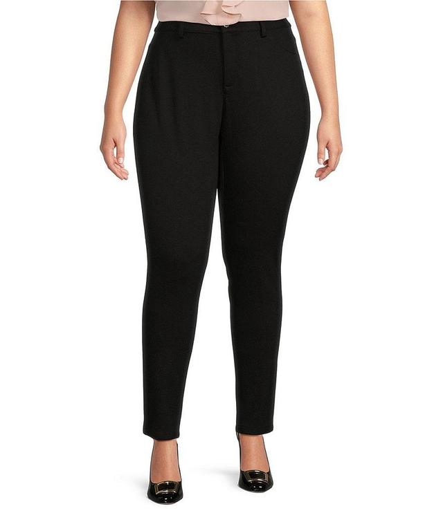 Calvin Klein Plus Size Faux Slim Leg Full Length Pant Product Image