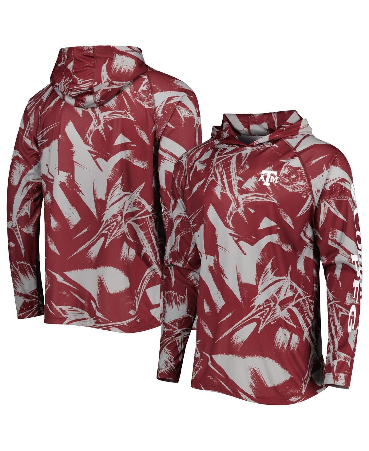 Columbia Men's Collegiate PFG Super Terminal Tackle Hoodie - Texas A&M- Product Image