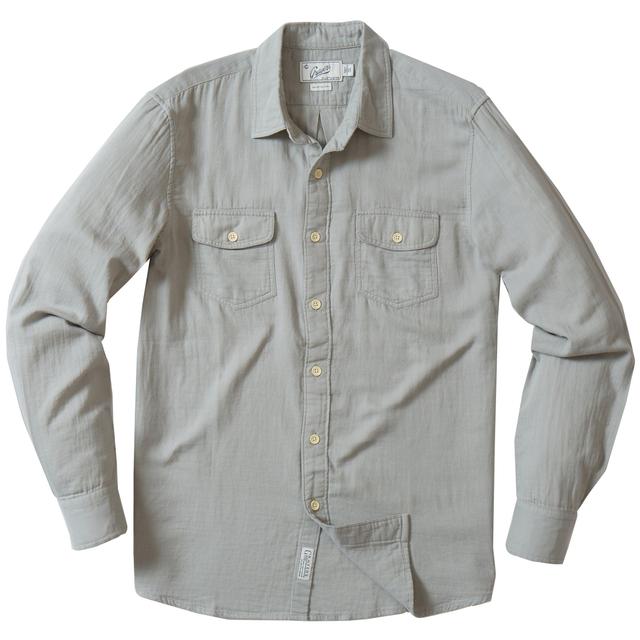 Brando Lightweight Double Cloth Shirt - Wrought Iron Product Image