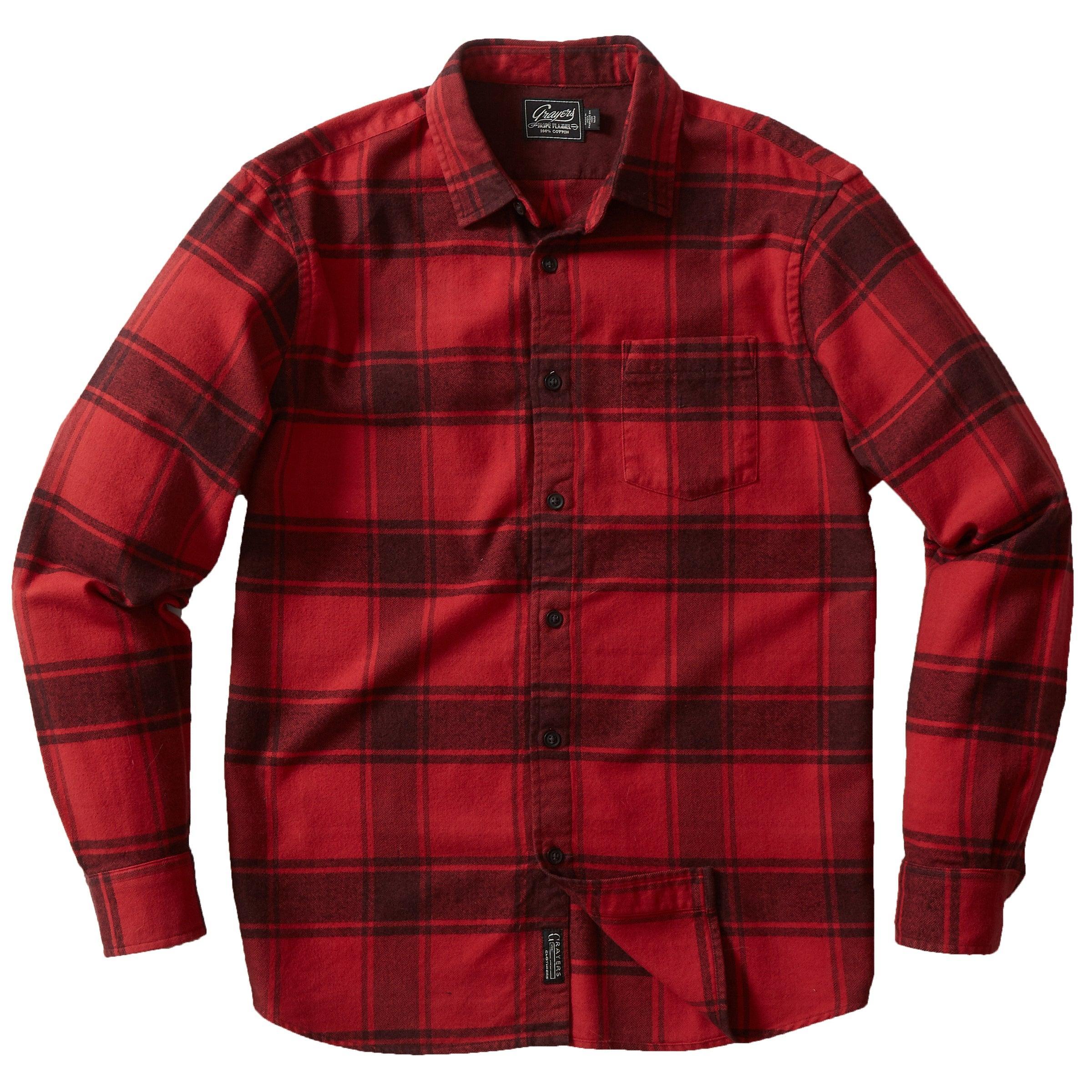 Pembroke Jaspe Flannel - Red Clay Plaid Product Image