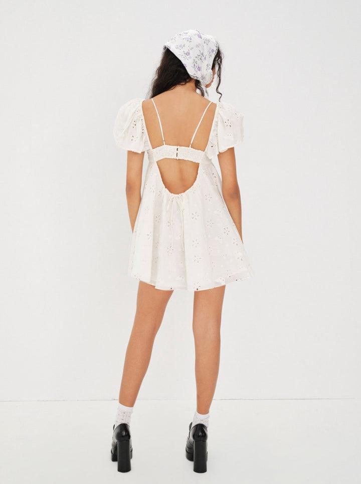 Weston Mini Dress — White Product Image