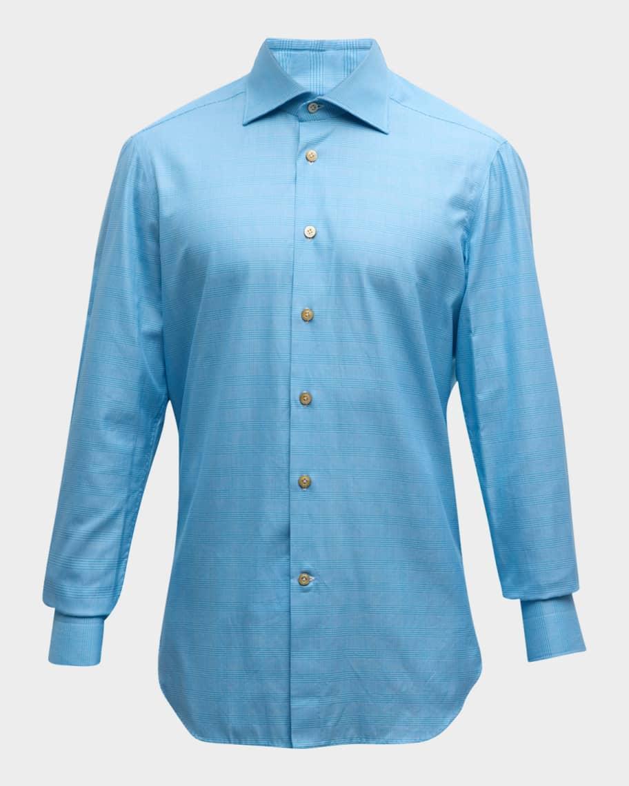 Men's Cotton Glen Check Sport Shirt Product Image