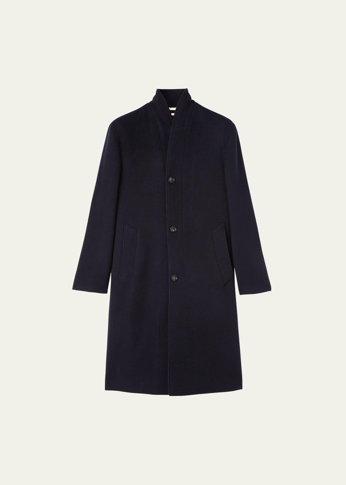 Mens Daito Cashmere Single-Breasted Overcoat Product Image