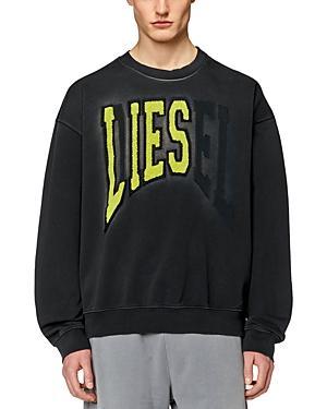 Mens Logo Cotton Relaxed-Fit Sweatshirt Product Image