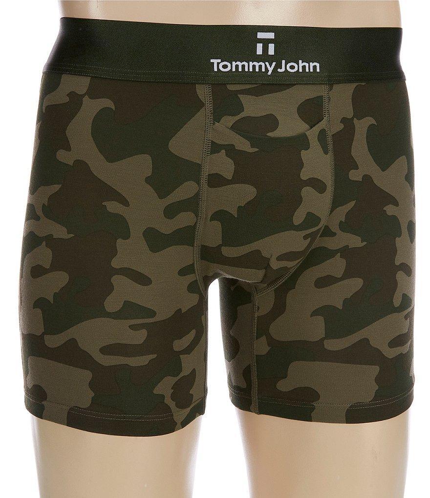 Tommy John Second Skin Camouflage 4#double; Inseam Trunks Product Image