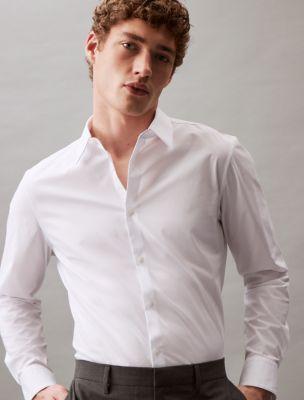 Solid Tech Slim Fit Button-Down Shirt Product Image