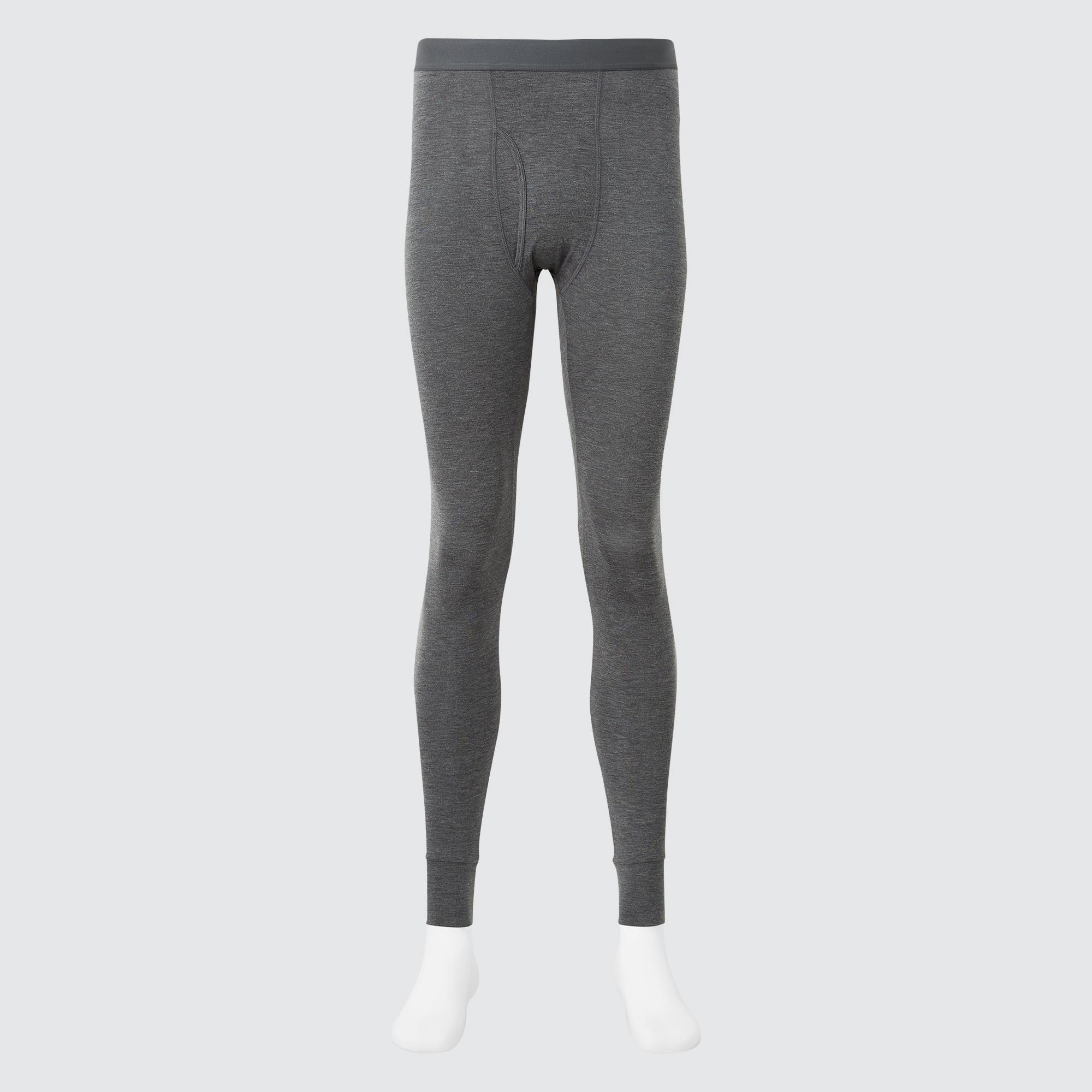 Mens Heattech Tights (2021 Edition) with Moisture-Wicking Dark Gray XS UNIQLO US Product Image