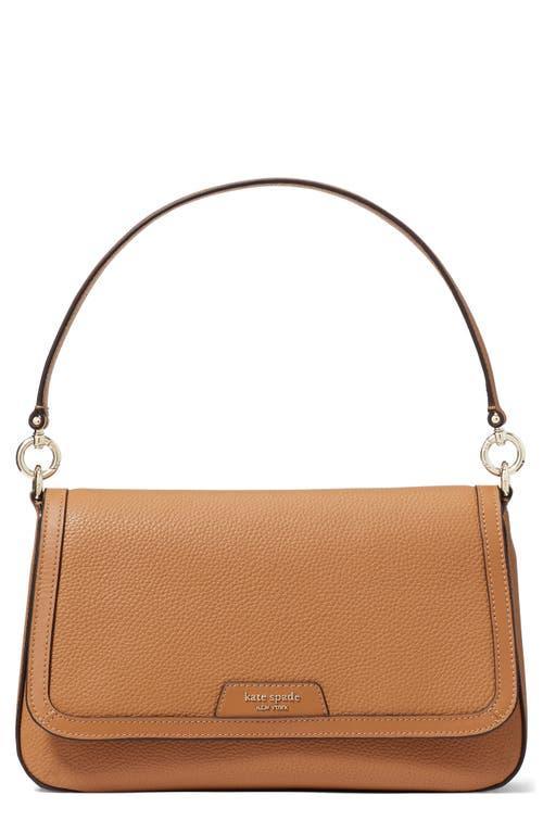 Womens Hudson Pebbled Leather Shoulder Bag Product Image