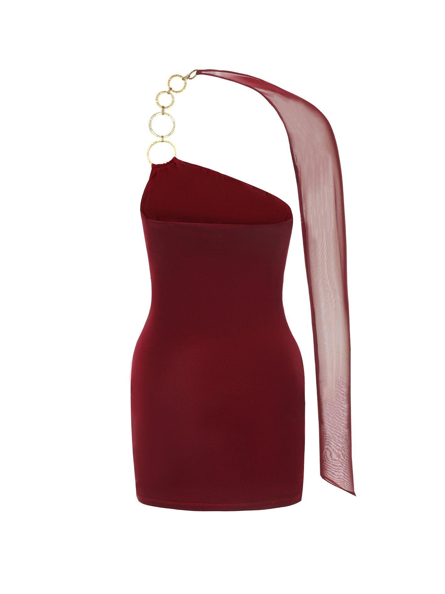 Claudia Dress (Red) Product Image