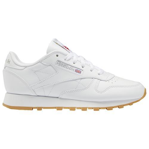 Reebok Womens Reebok Classic Leather - Womens Running Shoes White/Gum Product Image