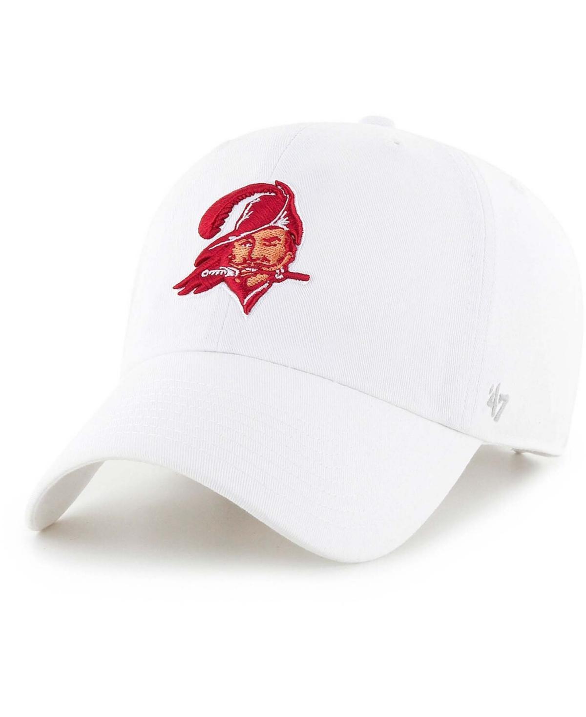 47 Mens White Tampa Bay Buccaneers Legacy Clean Up Adjustable Hat Product Image