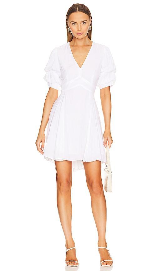 1. STATE Tiered Bubble Sleeve Dress Size M. Product Image