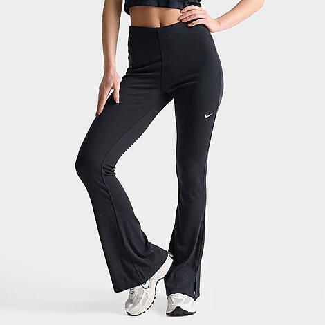 Women's Nike Sportswear Chill Knit Tight Mini-Rib Flared Leggings Product Image