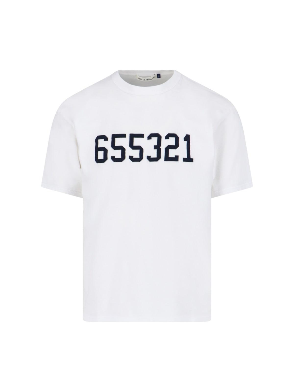 UNDERCOVER White Embroidered T-shirt Product Image