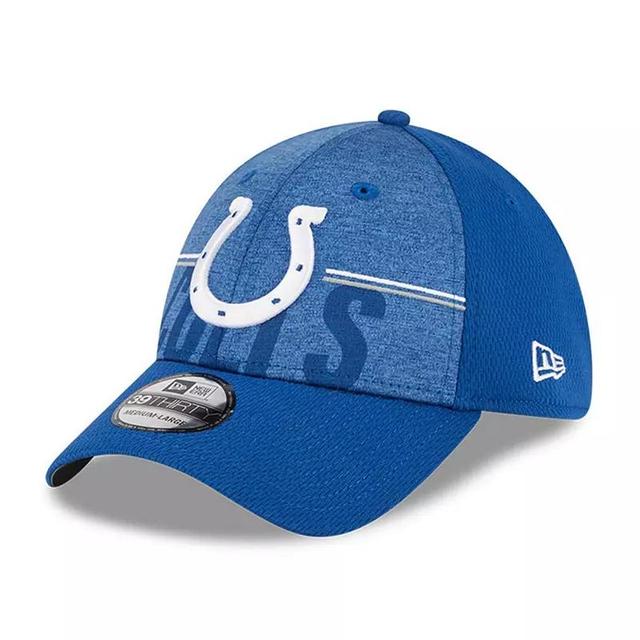 Mens New Era Royal Indianapolis Colts 2023 NFL Training Camp 39THIRTY Flex Fit Hat Product Image