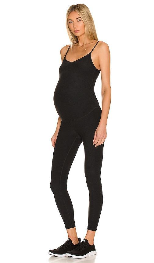 Beyond Yoga Spacedye Uplift Maternity Jumpsuit in Black Product Image