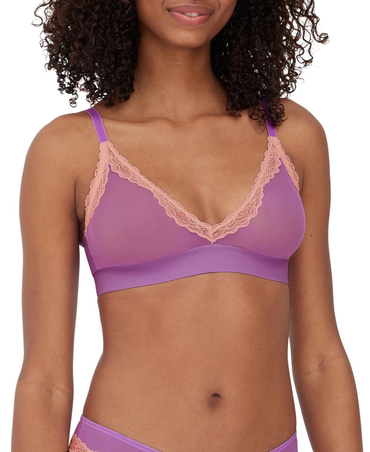 Skarlett Blue Passion Underwire Plunge Unlined Mesh Bra Product Image