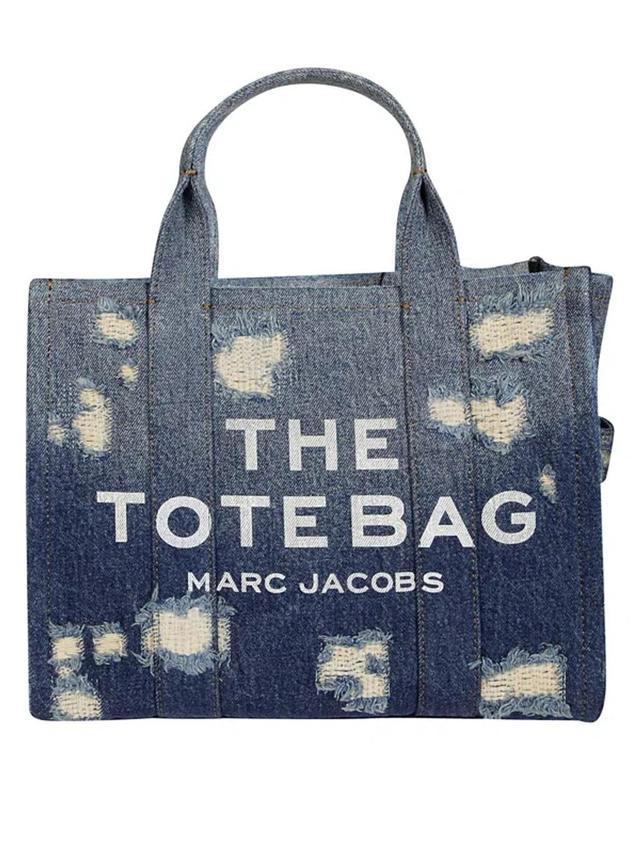 MARC JACOBS The Medium Tote In Blue Product Image